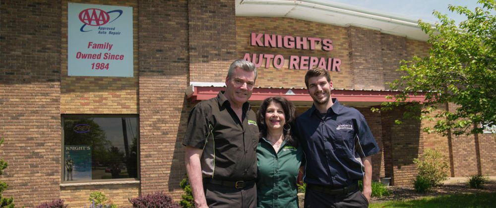 Knight's Automotive Repair Logo