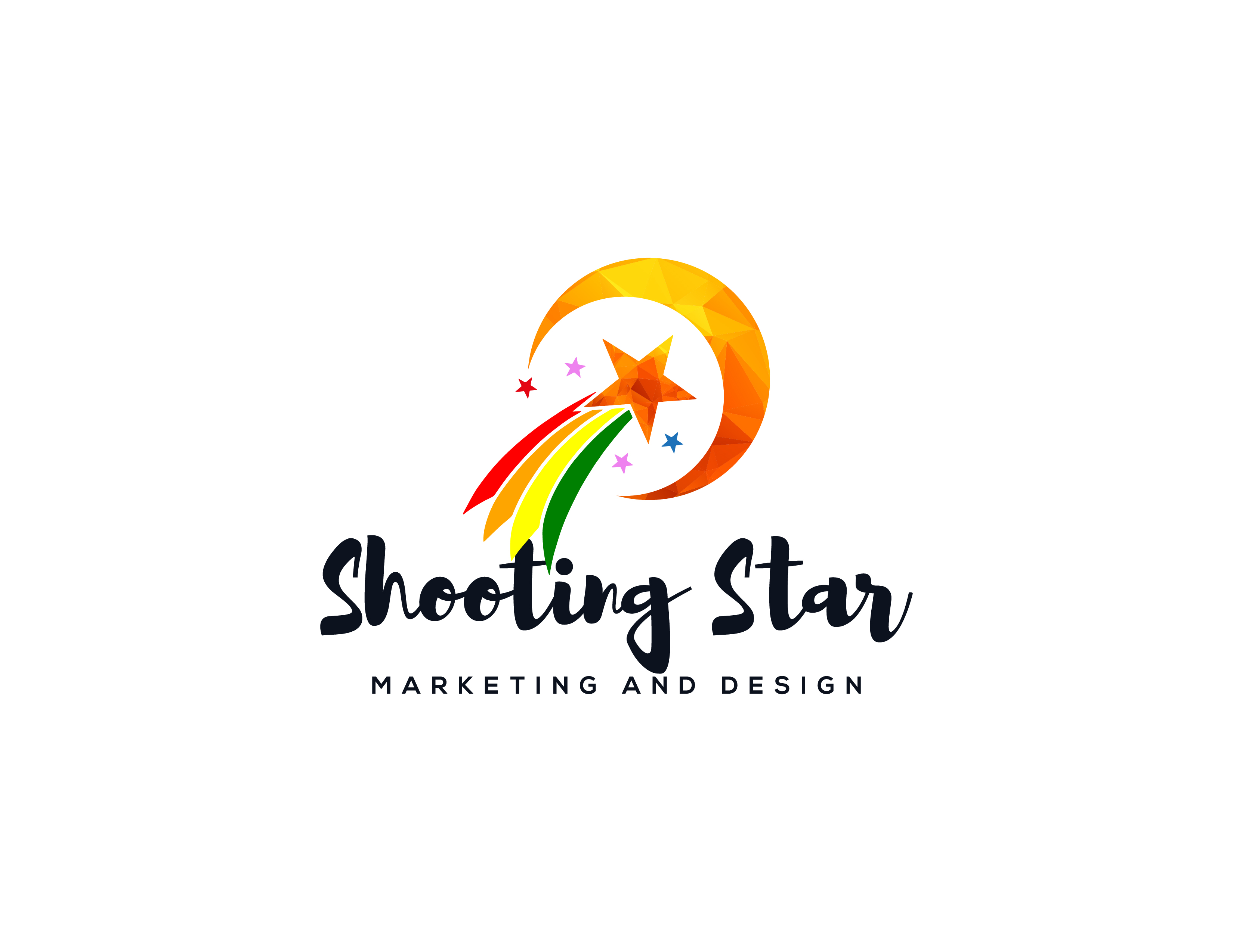 Shooting Star Marketing and Design Logo