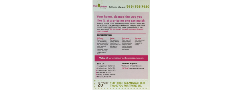 Maid Perfect Housekeeping LLC